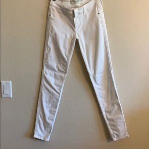 A&F white jeans